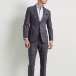 Bob Cashmere Wool-Medium grey checked-Suit
