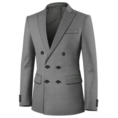 Bob's Gray Cashmere Wool Suit - Bob Boutique