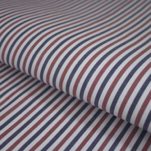 Bob's High Quality Wrinkle Free Shirt Fabric Stripe Pattern B-217