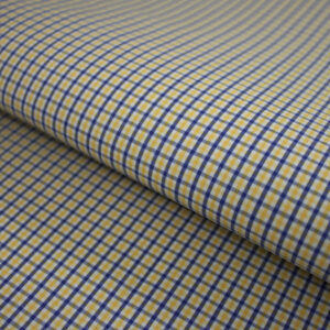 Bob's Italian Cotton Wrinkle Free Shirt Fabric Micro Check Pattern B-423
