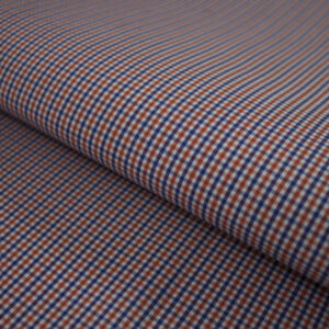 Bob's Durable Wrinkle Free Shirt Fabric Micro Check Pattern B-426