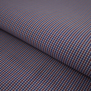 Bob's Durable Wrinkle Free Shirt Fabric Micro Check Pattern B-427